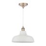 Dar Lighting Laura Ashley - Pussywillow Cream Pendant Light