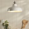 Dar Lighting Laura Ashley - Pussywillow Cream Pendant Light