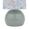 Dar Lighting Laura Ashley - Sherston Blue Crackle Glaze Table Lamp
