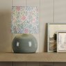 Dar Lighting Laura Ashley - Sherston Blue Crackle Glaze Table Lamp