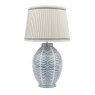 Dar Lighting Laura Ashley - Stannard Blue Table Lamp