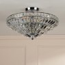 Dar Lighting Laura Ashley - Vienna Semi-Flush Ceiling Light