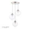 Dar Lighting Laura Ashley - Whitham 3 Light Cluster Pendant