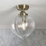 Dar Lighting Laura Ashley - Whitham Ceiling Light (Matt Antique Brass)