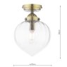 Dar Lighting Laura Ashley - Whitham Ceiling Light (Matt Antique Brass)