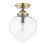 Dar Lighting Laura Ashley - Whitham Ceiling Light (Matt Antique Brass)