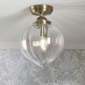 Dar Lighting Laura Ashley - Whitham Ceiling Light (Matt Antique Brass)