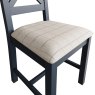 Kettle Interiors Glamorgan - Cross Back Dining Chair (Natural Check)