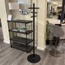Calligaris - App Coat Stand - (Matt Black Base/Graphite Column)