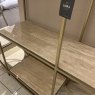 Libra - Clifton Light Travertine Shelves