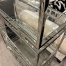 Libra - Abington Stainless Steel Frame and Clear Glass Large Display Unit