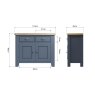 Kettle Interiors Glamorgan - 2 Door Sideboard