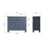Kettle Interiors Glamorgan - 2 Door Sideboard