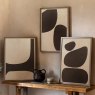 Gallery Direct Pebble Collection - Framed Canvas Set of 3
