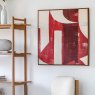 Gallery Direct Ruby Abstract - Framed Canvas