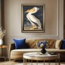 Gallery Direct White Pelican - Framed Canvas