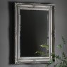 Gallery Direct Hampshire - Rectangle Mirror Ant Silver