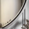 Gallery Direct Higgins - Round Antique Silver Mirror
