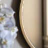 Gallery Direct Higgins - Round Mirror Antique Gold