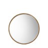 Gallery Direct Higgins - Round Mirror Antique Gold