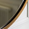 Gallery Direct Higgins - Round Mirror Antique Gold