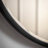 Gallery Direct Higgins - Round Mirror Black