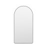 Gallery Direct Holworth - Arch Mirror Black