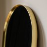 Gallery Direct Holworth - Arch Mirror Gold Slim