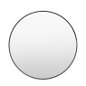 Holworth - Large Round Mirror Black