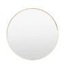Gallery Direct Holworth - Large Round Mirror Gold