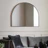 Gallery Direct Holworth - Overmantle Mirror Black
