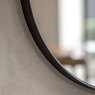 Gallery Direct Holworth - Pebble Mirror Black