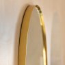 Gallery Direct Holworth - Pebble Mirror Gold Small
