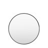Gallery Direct Holworth - Small Round Mirror Black