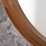 Gallery Direct Keaton - Round Mirror Oak