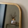 Gallery Direct Kurva - Leaner Gold Mirror