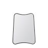 Gallery Direct Kurva - Rectangle Mirror Black