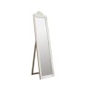 Gallery Direct Lambeth - Wood Cheval Mirror White