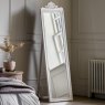 Gallery Direct Lambeth - Wood Cheval Mirror White