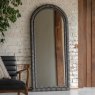 Gallery Direct Pimlico - Arch Leaner Black Wash Mirror
