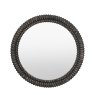Gallery Direct Pimlico - Round Mirror Black Wash
