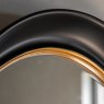 Gallery Direct Rockbourne - Convex Mirror Black & Gold