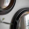 Gallery Direct Rockbourne - Convex Mirror Black & Gold