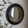 Gallery Direct Rockbourne - Convex Mirror Black & Gold