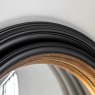 Gallery Direct Rockbourne - Convex Mirror Black & Gold