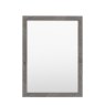 Gallery Direct Romano - Rectangle Mirror Marbled Grey