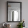 Gallery Direct Romano - Rectangle Mirror Marbled Grey
