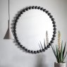 Gallery Direct Ceretti - Round Mirror Black