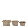 Gallery Direct Accessories - Aspen Woven Log Basket Natural (Set of 3)