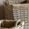 Gallery Direct Accessories - Faden Square Lined Basket Natural (Set of 3)